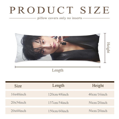 Monsta X Hyungwon Full Body Pillow Case - Double Sided Full Body Pillowcases - 3 sizes! - Beyond The Shoppe