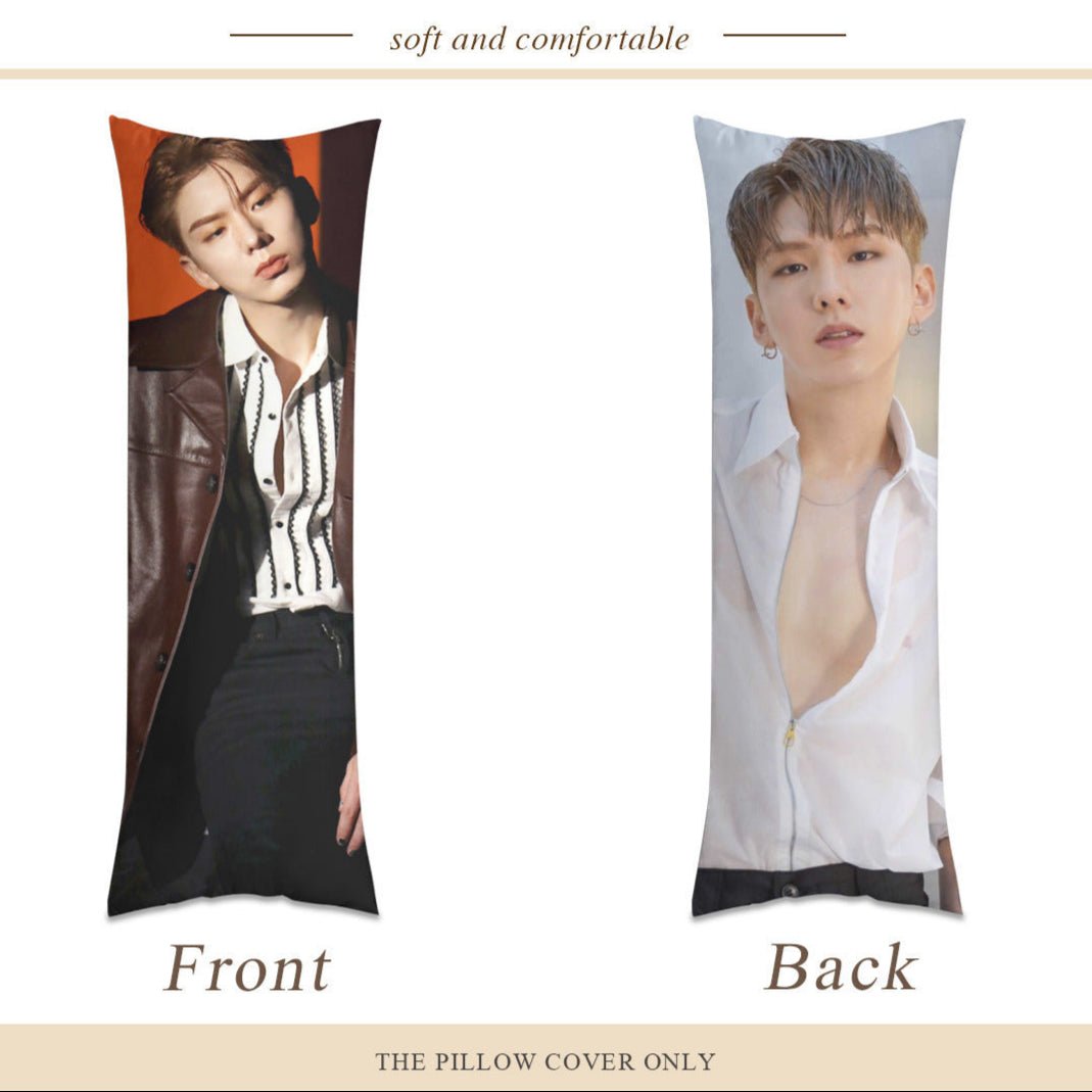Monsta X Kihyun Full Body Pillow Case - Double Sided Full Body Pillowcases - 3 sizes! - Beyond The Shoppe