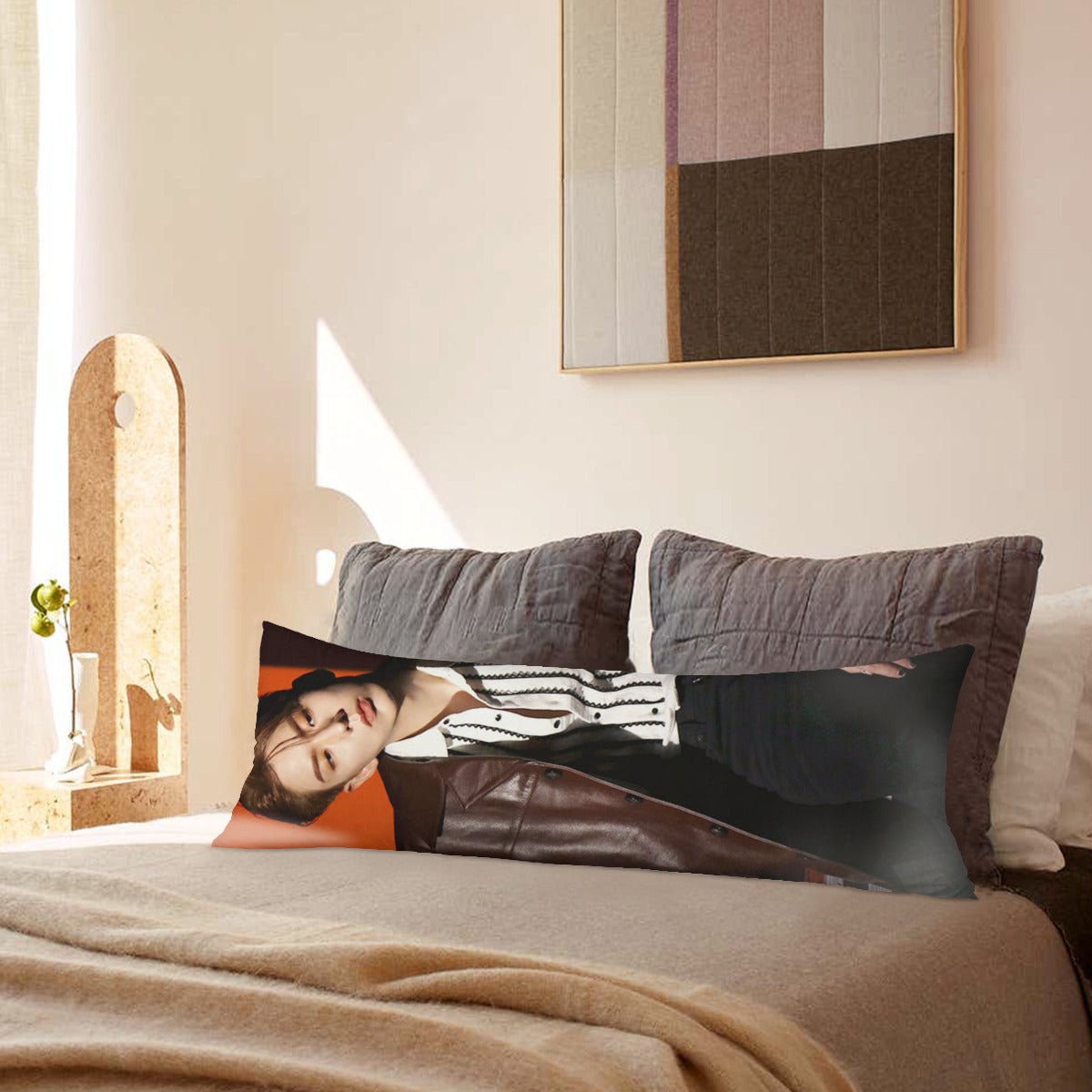 Monsta X Kihyun Full Body Pillow Case - Double Sided Full Body Pillowcases - 3 sizes! - Beyond The Shoppe