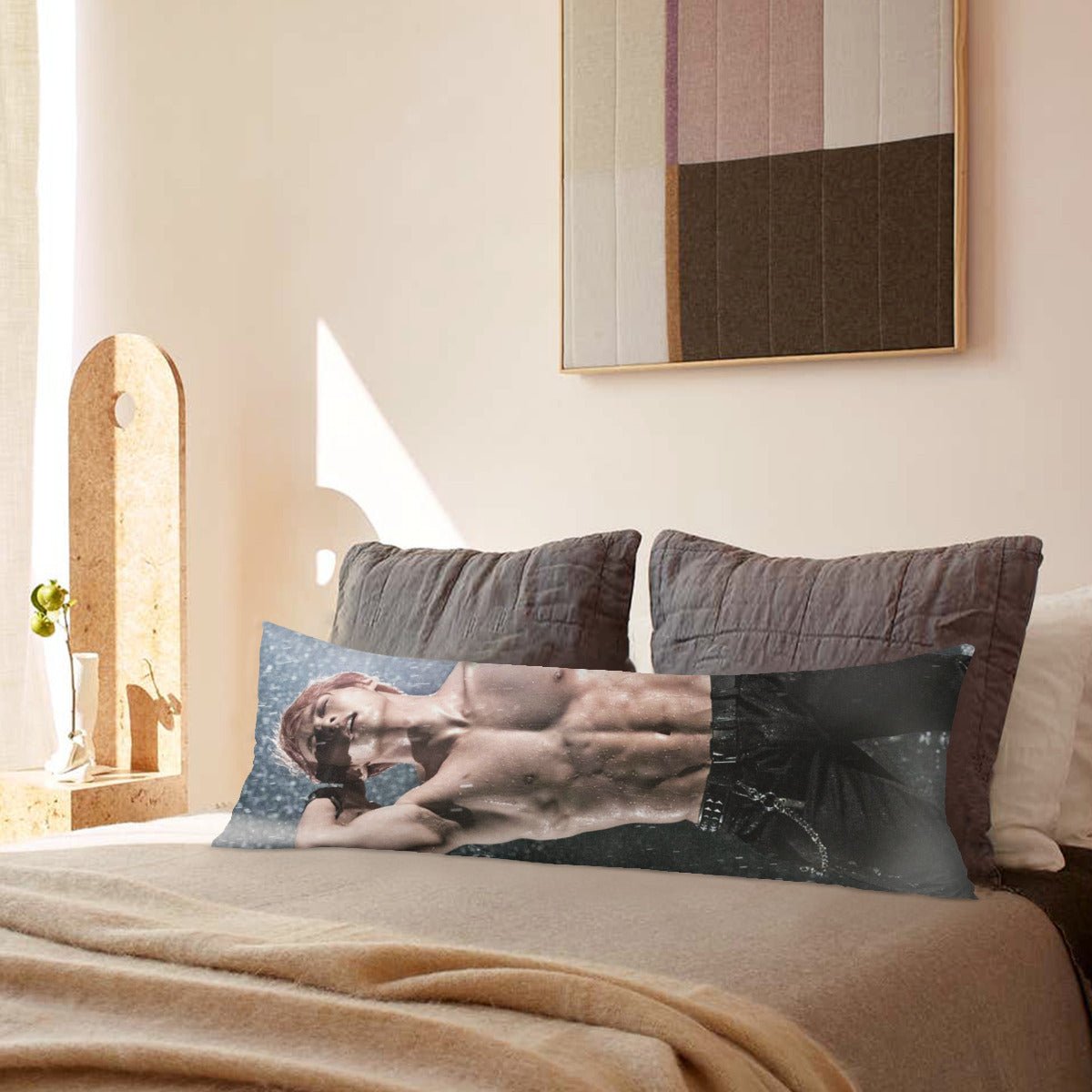 Monsta X Minhyuk Full Body Pillow Case - Double Sided Full Body Pillowcases - 3 sizes! - Beyond The Shoppe