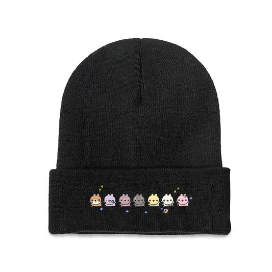 Monsta X - Monmungchi Babies Beanie for Adults – Cozy Polyester Knit Hat - Stylish, Comfortable & Trendy Hat - Beyond The Shoppe