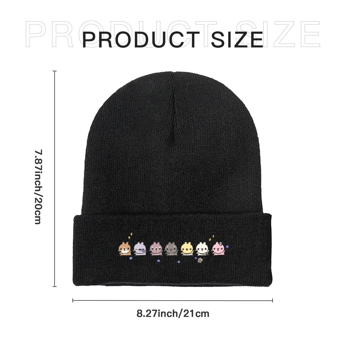 Monsta X - Monmungchi Babies Beanie for Adults – Cozy Polyester Knit Hat - Stylish, Comfortable & Trendy Hat - Beyond The Shoppe