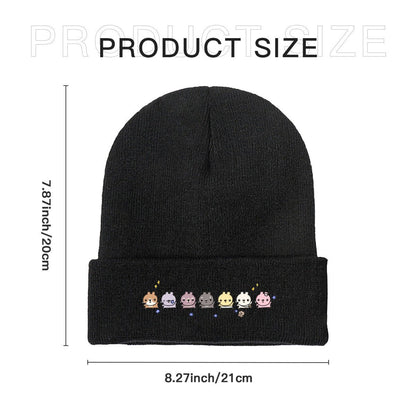 Monsta X - Monmungchi Babies Beanie for Adults – Cozy Polyester Knit Hat - Stylish, Comfortable & Trendy Hat - Beyond The Shoppe