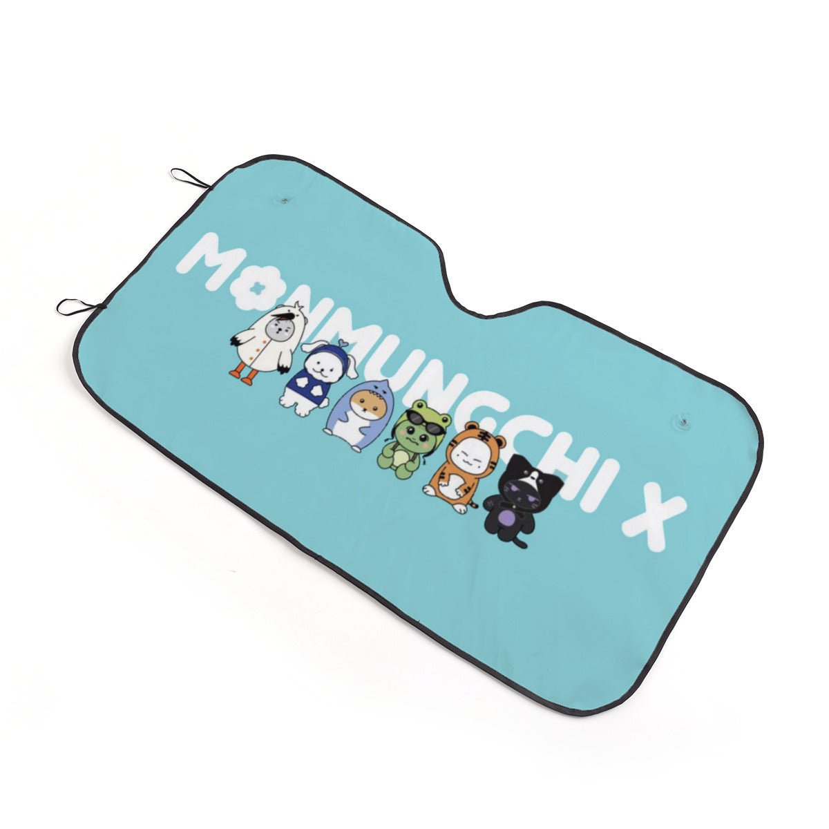 Monsta X Monmungchi Sun Shade - Windshield Cover - KPop Themed - Great gift! Car Window Shield - Windshield Protector - Beyond The Shoppe