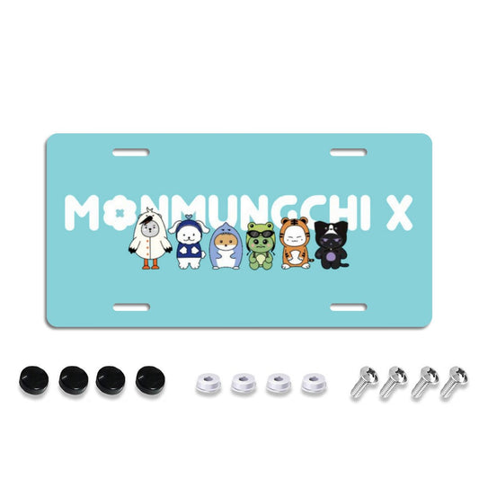 Monsta X Monmungchi Vanity Plate for your car - Car accessories - Beyond The Shoppe
