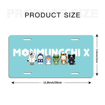 Monsta X Monmungchi Vanity Plate for your car - Car accessories - Beyond The Shoppe