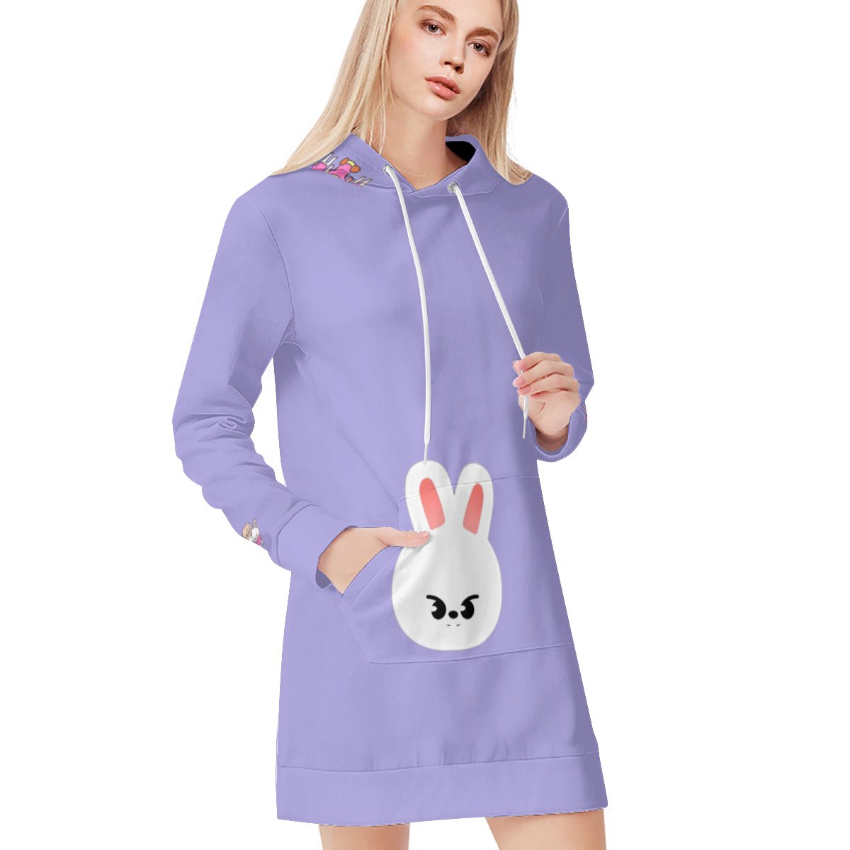 Oversized - Lee Know Leebit Oversized Hoodie - Skzoo Wearable Sleep Blanket Hoodie - Straykids Blanket - Fleece Hoodie - Beyond The Shoppe