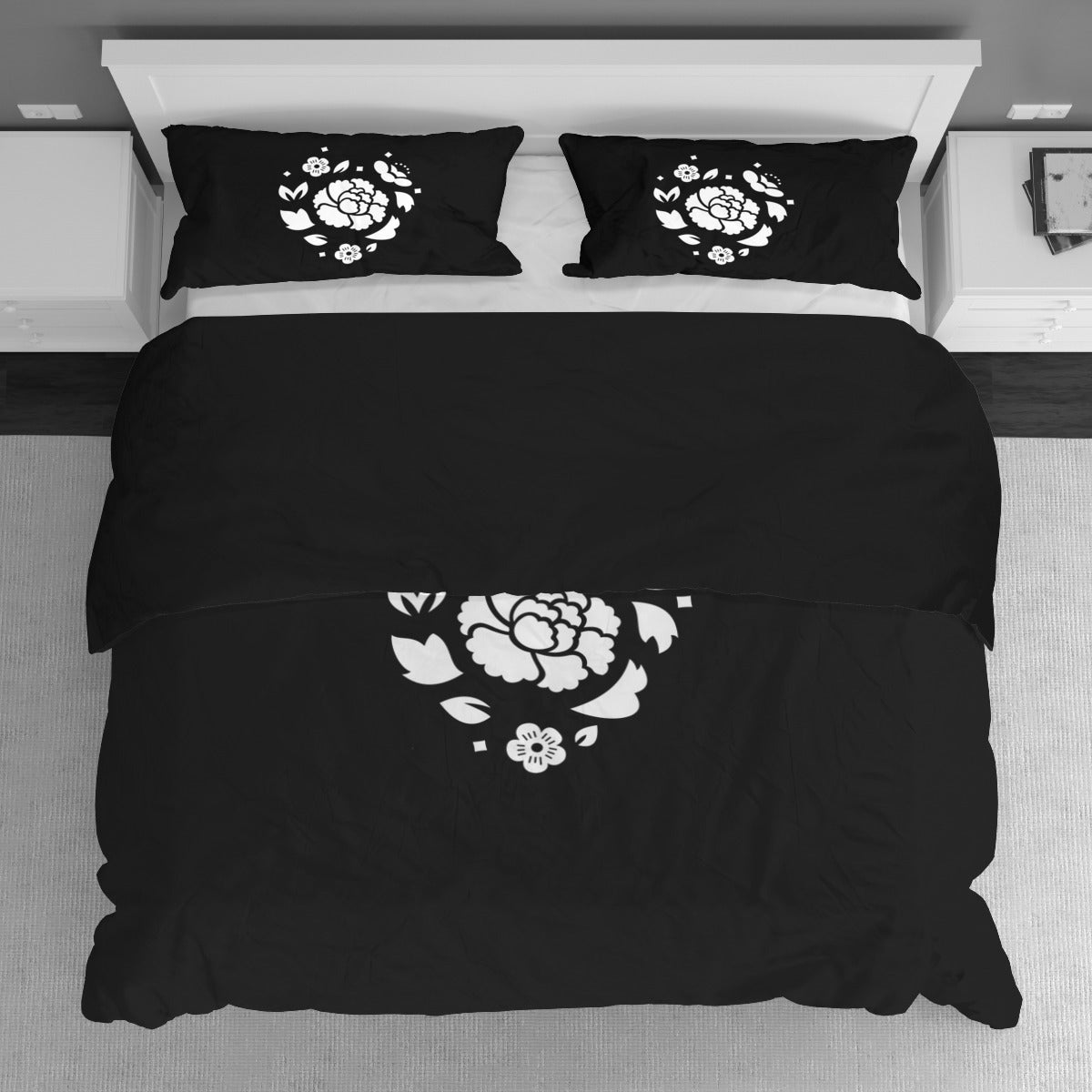 Quilt Cover Three - Piece Set - Quilt cover & 2 Pillowcases! Duvet / Comforter Cover and pillowcase set - Beyond The Shoppe