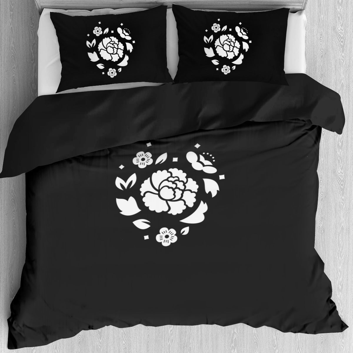 Quilt Cover Three - Piece Set - Quilt cover & 2 Pillowcases! Duvet / Comforter Cover and pillowcase set - Beyond The Shoppe
