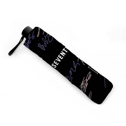 Seventeen Automatic opening umbrella featuring their Logo and Signatures - Kpop for rainy weather andprotection from weatherXT - Beyond The Shoppe