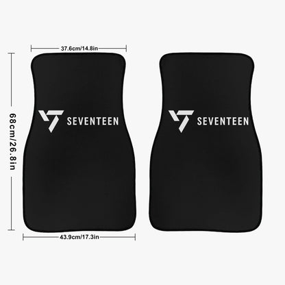 Seventeen Car Floor Mats - 2Pcs Car Floor Mats - Car Accessories - Kpop car mats - (Set of 2) - Beyond The Shoppe