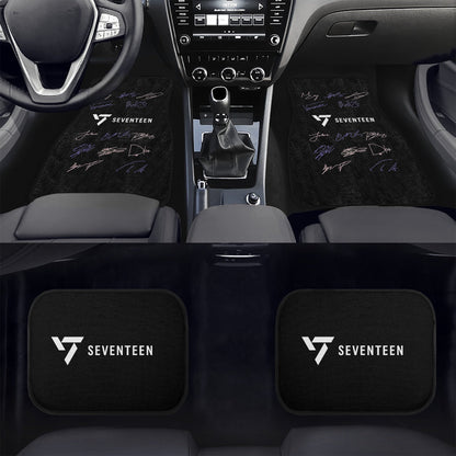 Seventeen Car Floor Mats - 4Pcs Car Floor Mats - Car Accessories - Kpop car mats - (Set of 4 - 2 Front & 2 Rear) - Beyond The Shoppe