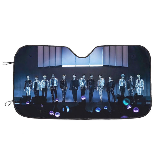 Seventeen Concert Windshield Sun Shade - Carat Car sun visor - Car sun blocker - Windshield heat shield - Auto sunshade - Beyond The Shoppe