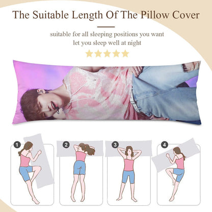 Seventeen Dino Full Body Pillow Case - Double Sided Full Body Pillowcases - 3 sizes! - Beyond The Shoppe