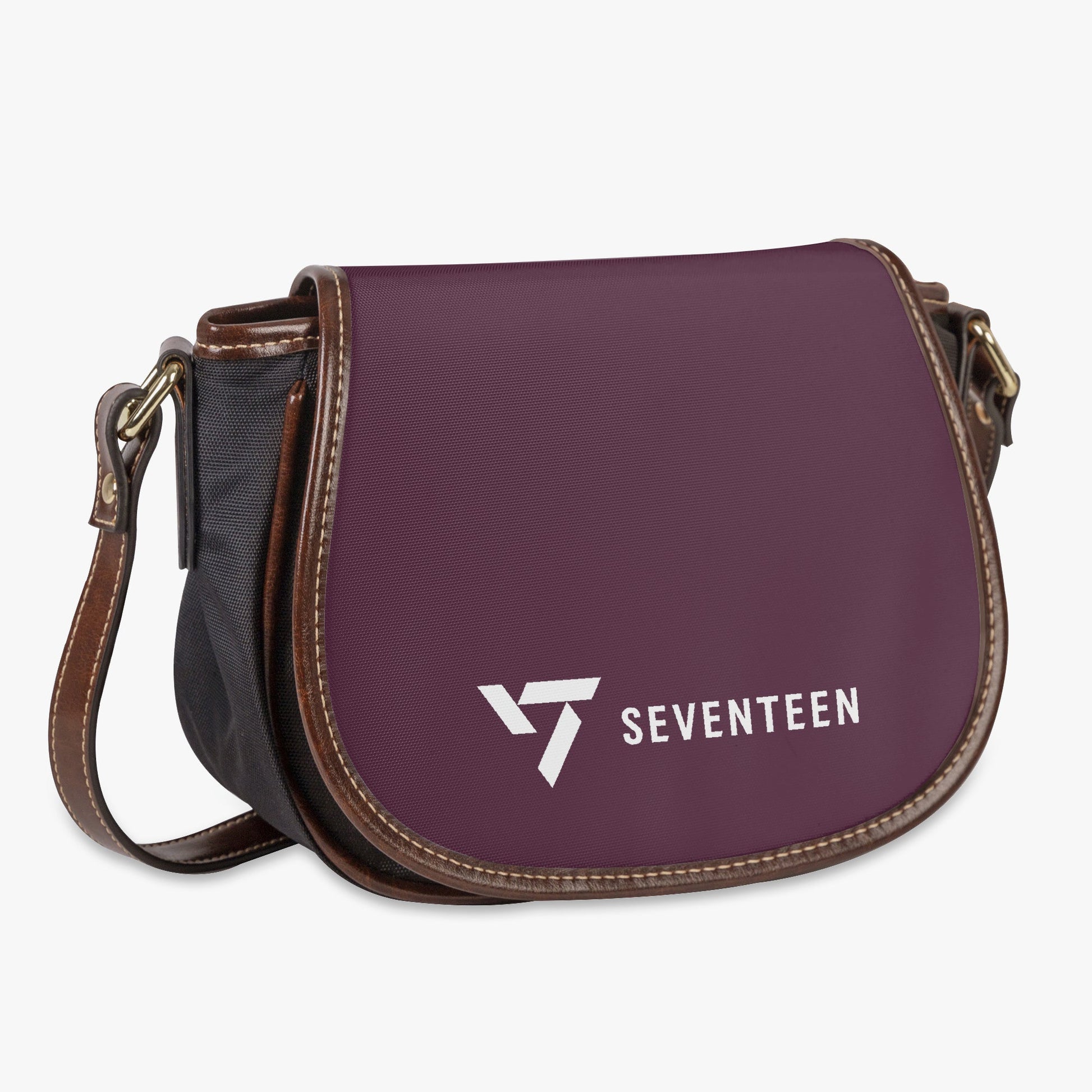 Seventeen Flap Saddle Bag – Perfect Everyday Crossbody Purse - Carat, Miniteen, SVT Chic & Cute Bag - Beyond The Shoppe