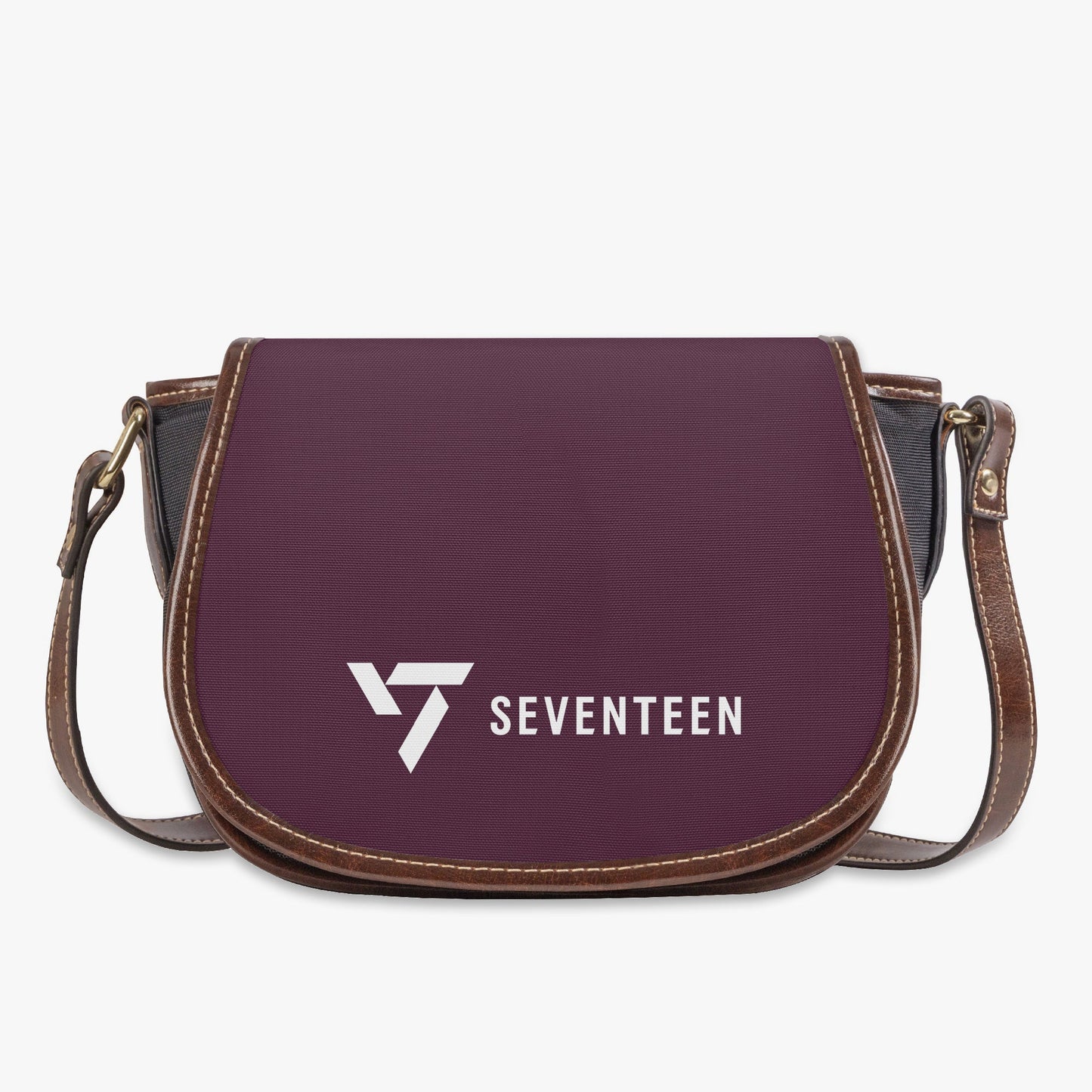 Seventeen Flap Saddle Bag – Perfect Everyday Crossbody Purse - Carat, Miniteen, SVT Chic & Cute Bag - Beyond The Shoppe