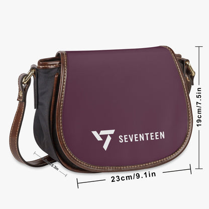 Seventeen Flap Saddle Bag – Perfect Everyday Crossbody Purse - Carat, Miniteen, SVT Chic & Cute Bag - Beyond The Shoppe