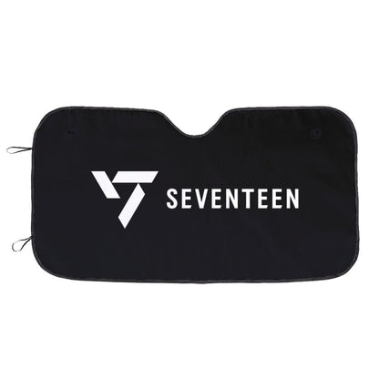 Seventeen Logo Sun Shade - Windshield Cover - KPop Themed - Great gift! Car Window Shield - Windshield Protector - Beyond The Shoppe