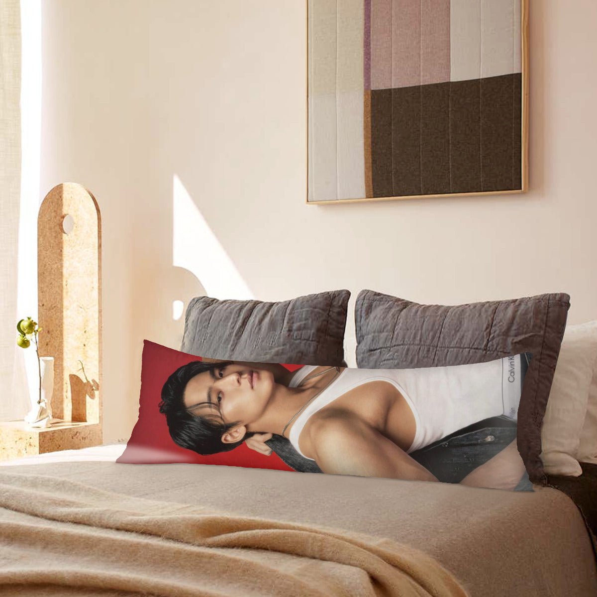 Seventeen Mingyu Full Body Pillow Case - Double Sided Full Body Pillowcases - 3 sizes! - Beyond The Shoppe