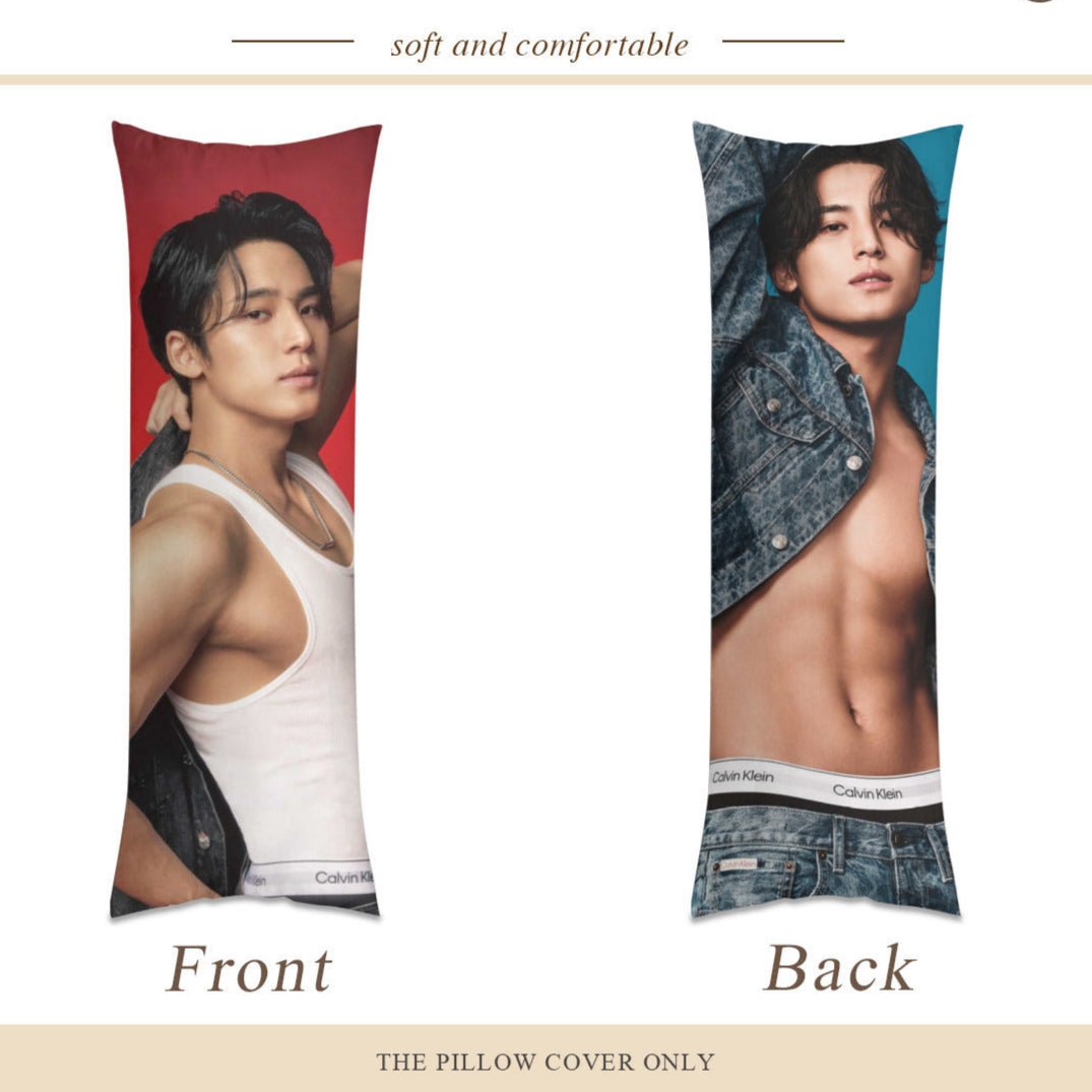 Seventeen Mingyu Full Body Pillow Case - Double Sided Full Body Pillowcases - 3 sizes! - Beyond The Shoppe