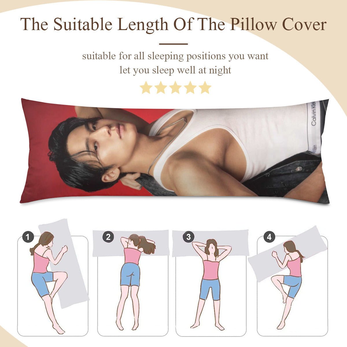 Seventeen Mingyu Full Body Pillow Case - Double Sided Full Body Pillowcases - 3 sizes! - Beyond The Shoppe