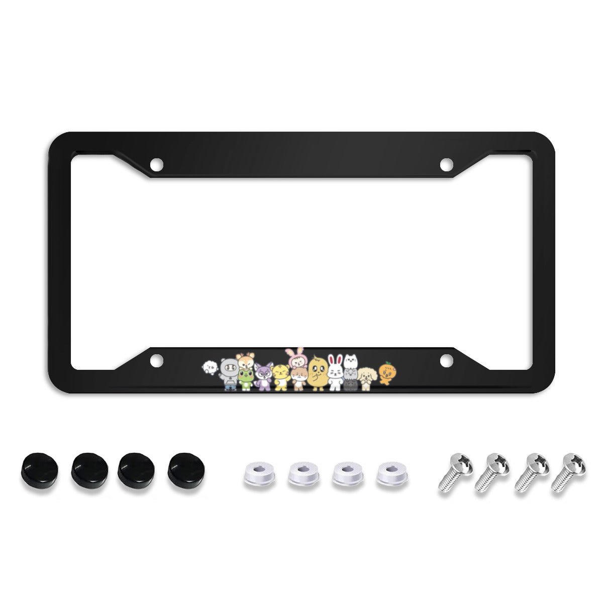 Seventeen Miniteen Silver License Plate From - Car accessory - Kpop gift! - Beyond The Shoppe