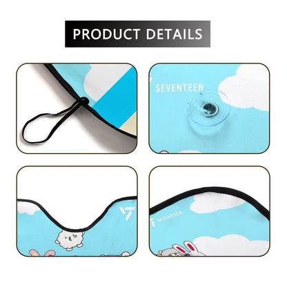 Seventeen Miniteen Sun Shade - Windshield Cover - KPop Themed - Great gift! Car Window Shield - Windshield Protector - Beyond The Shoppe