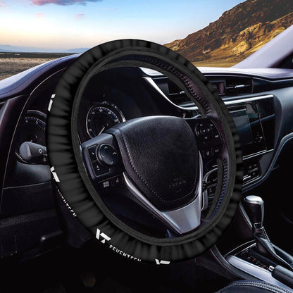 Seventeen Steering Wheel Cover car accessory - black steering cover - great gift - kpop car accessories - Beyond The Shoppe