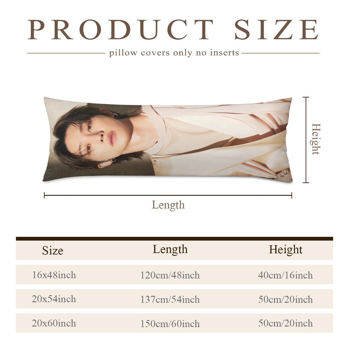 Seventeen The8 Full Body Pillow Case - Double Sided Full Body Pillowcases - 3 sizes! - Beyond The Shoppe