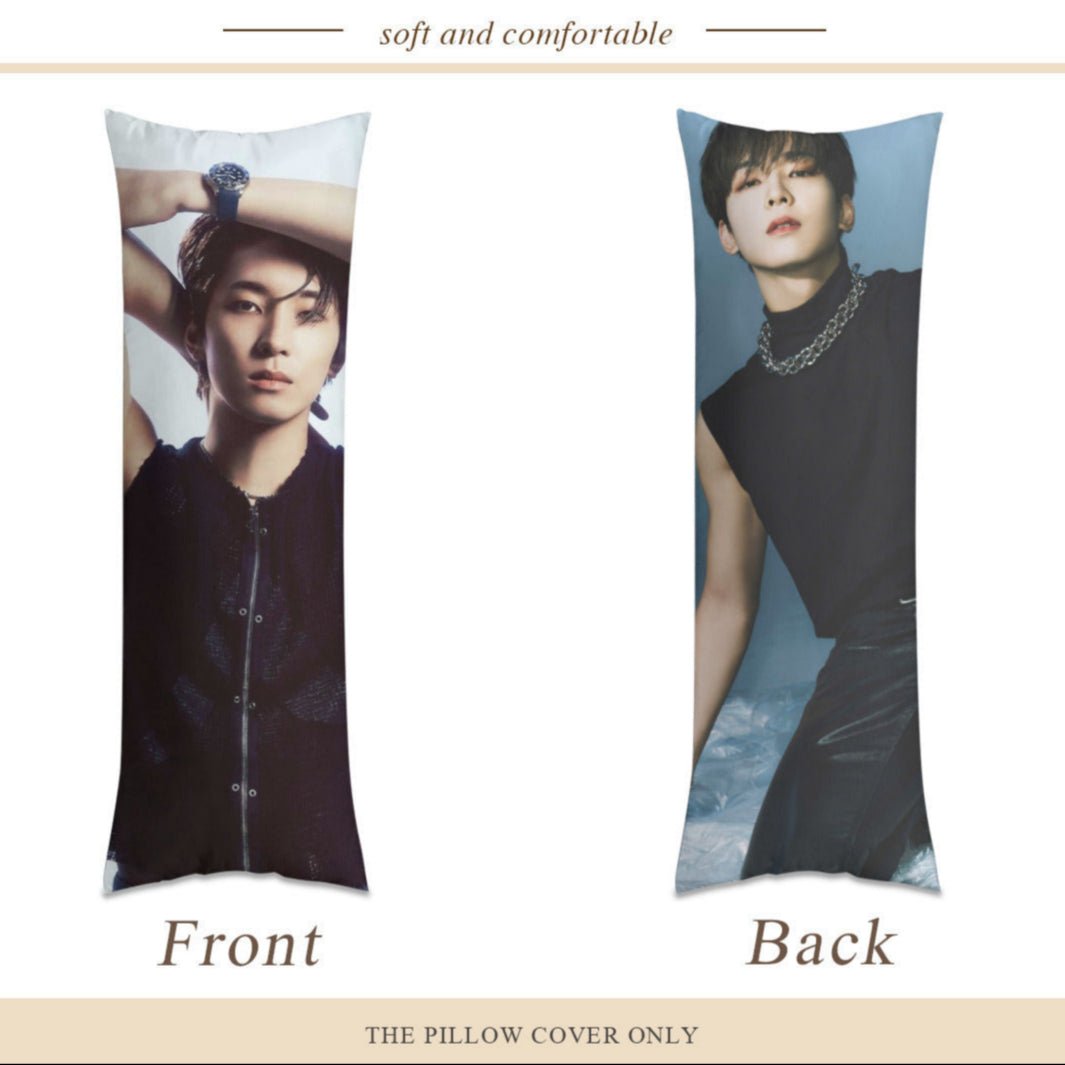 Seventeen Wonwoo Full Body Pillow Case - Double Sided Full Body Pillowcases - 3 sizes! - Beyond The Shoppe