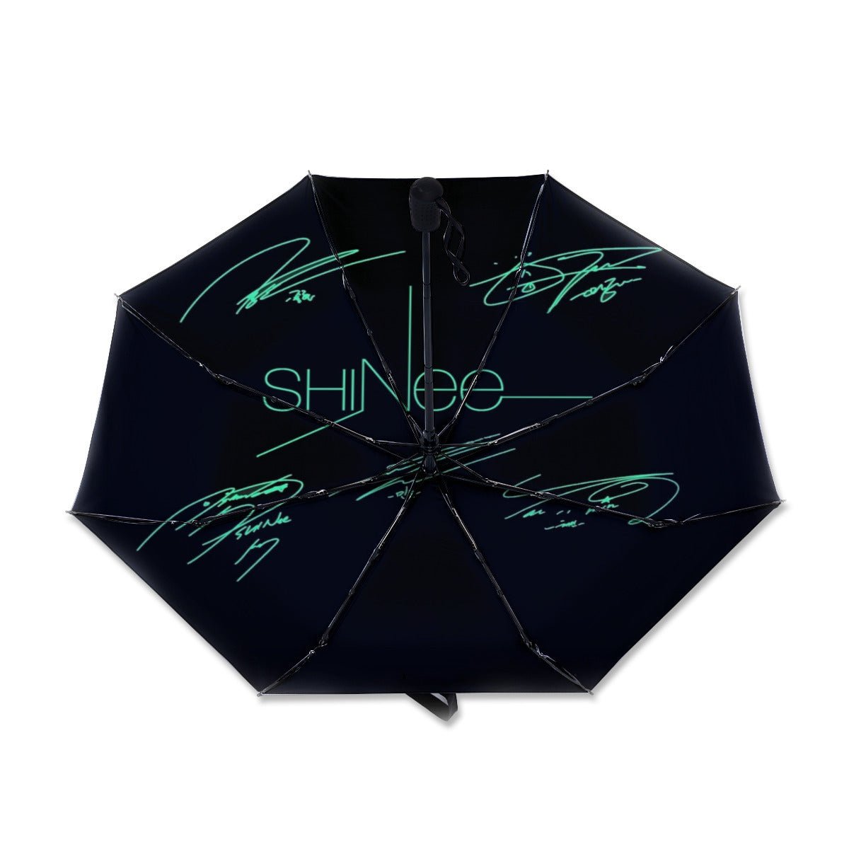 Shinee Automatic opening umbrella featuring their Logo and Signatures - Kpop for rainy weather andprotection from weatherXT - Beyond The Shoppe