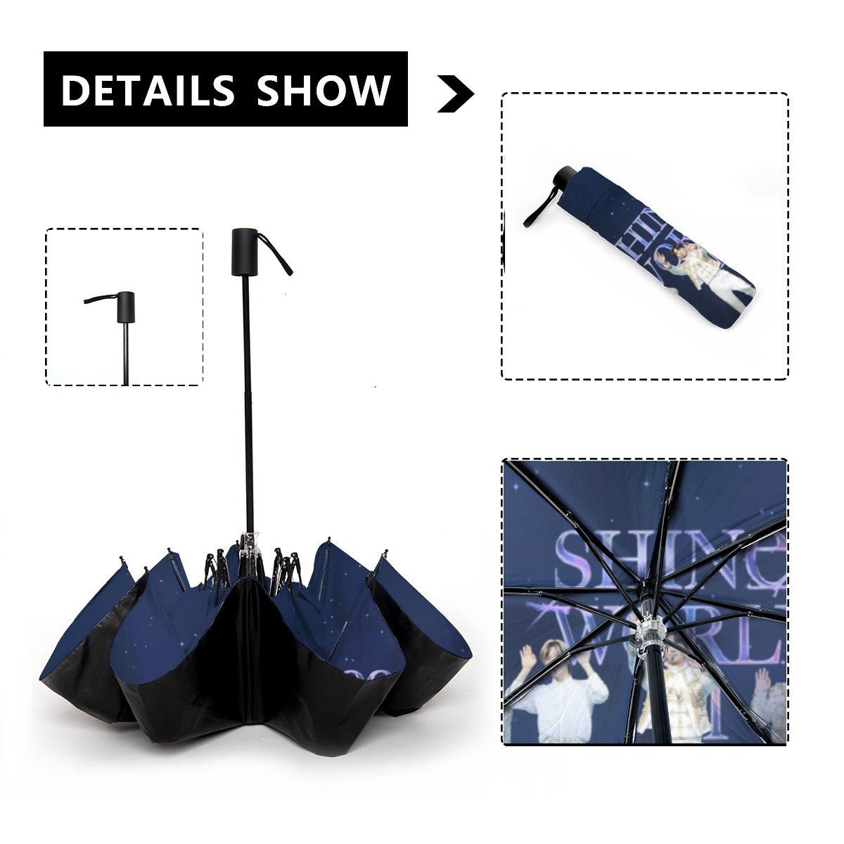 SHINee Automatic opening umbrella - Kpop for rainy weather and protection from weather - Beyond The Shoppe