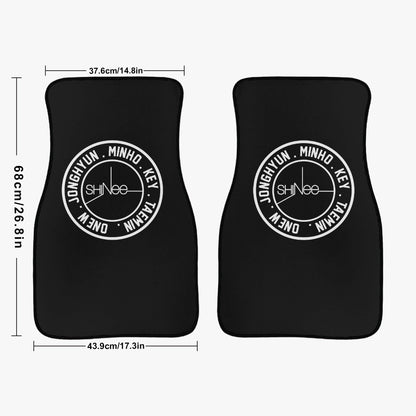Shinee Car Floor Mats - 2Pcs Car Floor Mats - Car Accessories - Kpop car mats - (Set of 2) - Beyond The Shoppe