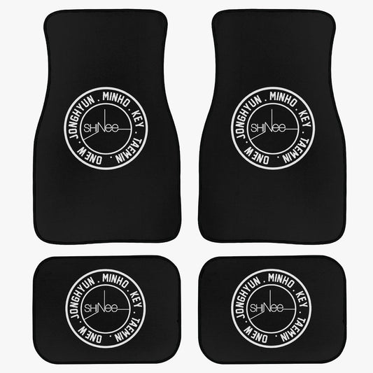 Shinee Car Floor Mats - 4Pcs Car Floor Mats - Car Accessories - Kpop car mats - (Set of 4 - 2 Front & 2 Rear) - Beyond The Shoppe