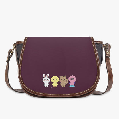 SHINee Flap Saddle Bag – Perfect Everyday Crossbody Purse - Shawol Chic & Cute Bag - Beyond The Shoppe