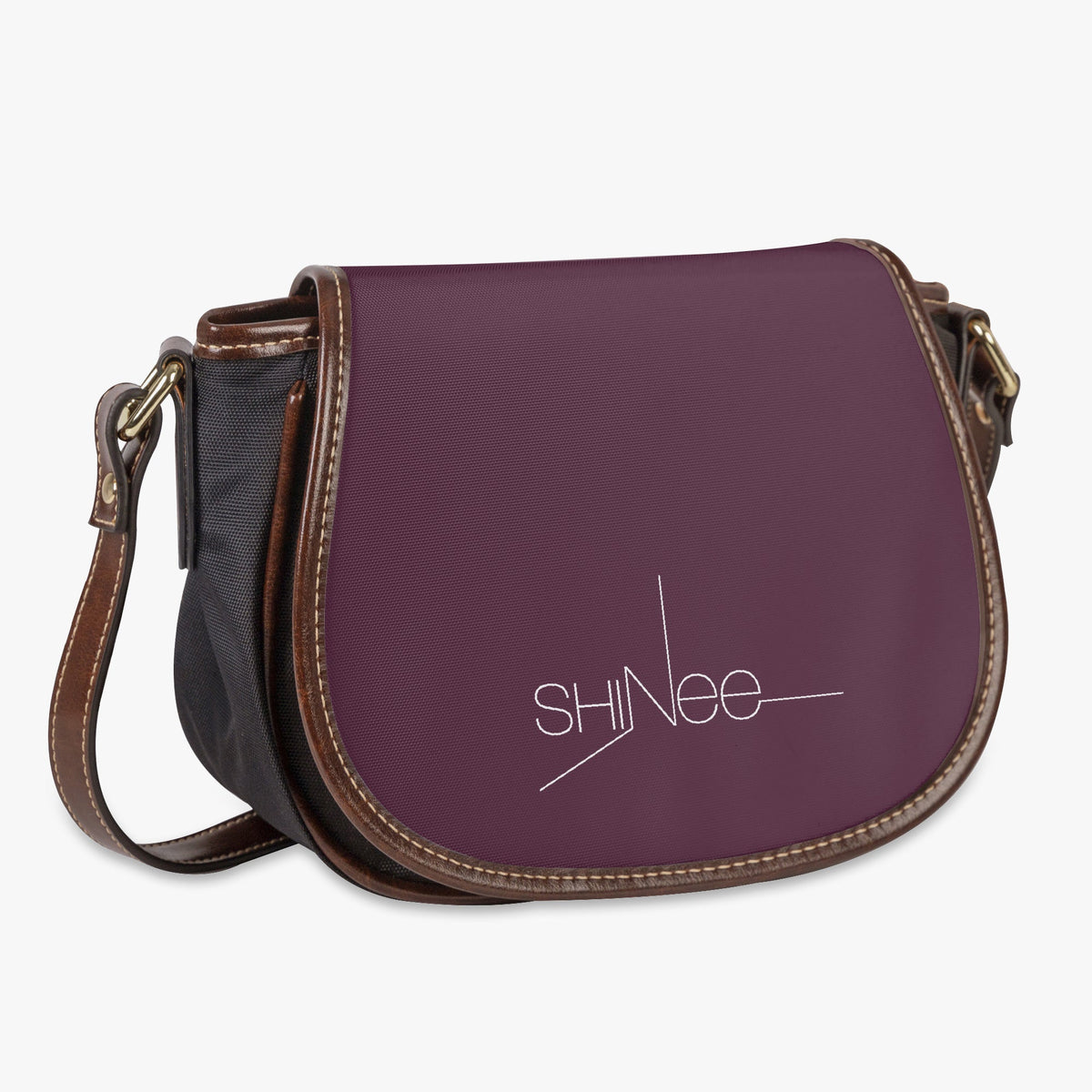 SHINee Flap Saddle Bag – Perfect Everyday Crossbody Purse - Shawol Chic & Cute Bag - Beyond The Shoppe