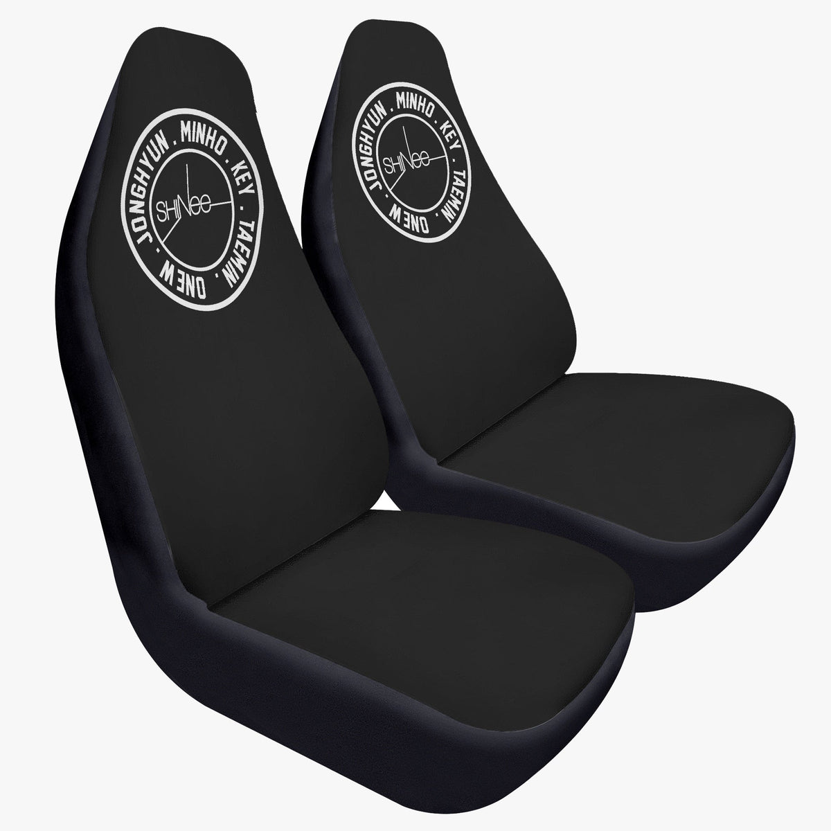 Shinee Microfiber Car Seat Covers - 2Pcs Car Seat Microfiber Covers - Set of 2 - KPop car accessories - Beyond The Shoppe