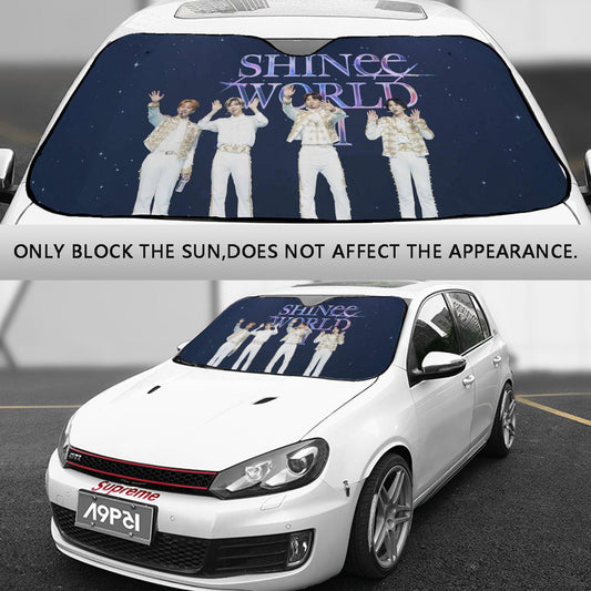 Shinee on Stage Sun Shade - Windshield Cover - KPop Themed - Great gift! Car Window Shield - Windshield Protector - Beyond The Shoppe
