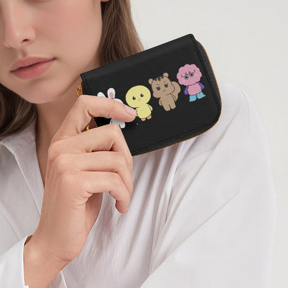 Shinee Shawol Bifold Zipper Wallet K - Pop Merchandise - Great gift! - Beyond The Shoppe