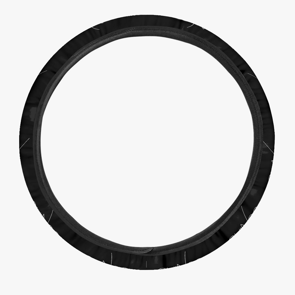 Shinee Steering Wheel Cover car accessory - black steering cover - great gift - kpop car accessories - Beyond The Shoppe
