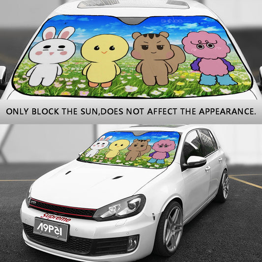 Shinee Sun Shade - Windshield Cover - KPop Themed - Great gift! Car Window Shield - Windshield Protector - Beyond The Shoppe