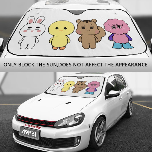 Shinee Sun Shade - Windshield Cover - KPop Themed - Great gift! Car Window Shield - Windshield Protector - Beyond The Shoppe