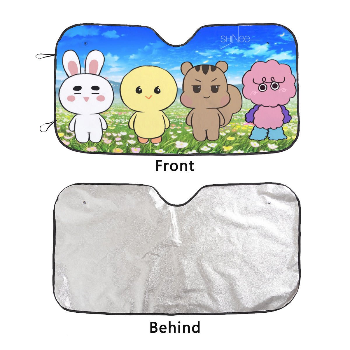 Shinee Sun Shade - Windshield Cover - KPop Themed - Great gift! Car Window Shield - Windshield Protector - Beyond The Shoppe