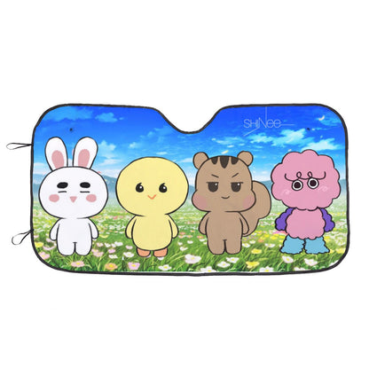 Shinee Sun Shade - Windshield Cover - KPop Themed - Great gift! Car Window Shield - Windshield Protector - Beyond The Shoppe