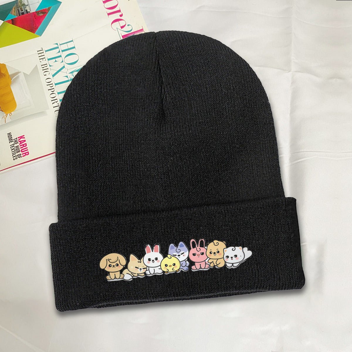 Stray Kids Baby SKZOO Beanie for Adults – Cozy Polyester Knit Hat - Stylish, Comfortable & Trendy Hat - Beyond The Shoppe