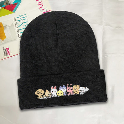 Stray Kids Baby SKZOO Beanie for Adults – Cozy Polyester Knit Hat - Stylish, Comfortable & Trendy Hat - Beyond The Shoppe