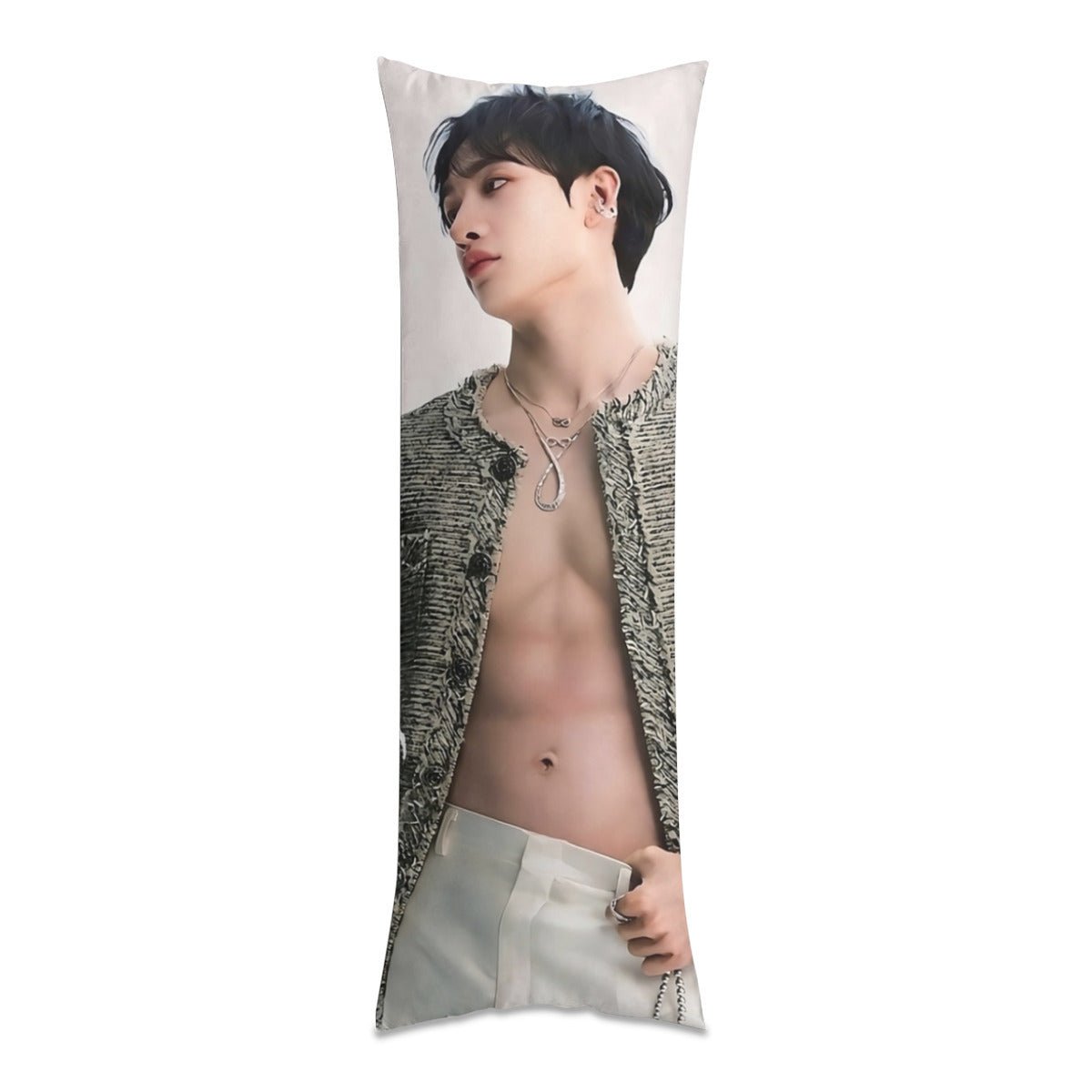 Stray Kids Bang Chan Full Body Pillow Case - Double Sided Full Body Pillowcases - 3 sizes! Long Pillow Cover Double - Sided Design (Multiple Sizes) Bangchan - Beyond The Shoppe