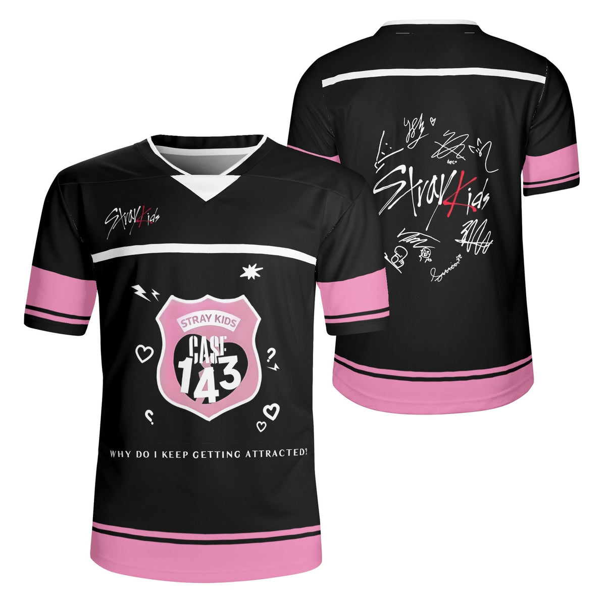 Stray Kids “CASE 143” Football Jersey – K - Pop Fan Edition Performance Shirt - Beyond The Shoppe