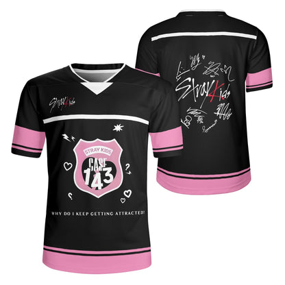 Stray Kids “CASE 143” Football Jersey – K - Pop Fan Edition Performance Shirt - Beyond The Shoppe