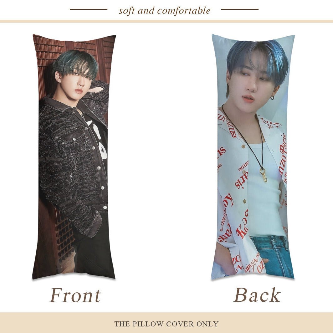 Stray Kids Changbin Full Body Pillow Case - Double Sided Full Body Pillowcases - 3 sizes! Long Pillow Cover Double - Sided Design (Multiple Sizes) - Beyond The Shoppe